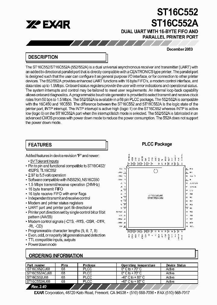 ST16C552IJ68_6793650.PDF Datasheet