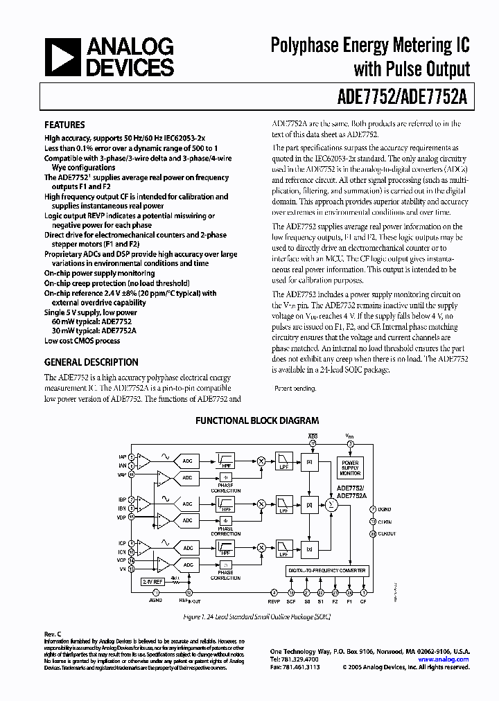 ADE7752AAR_6794962.PDF Datasheet