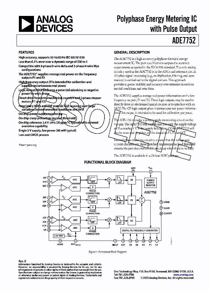 ADE7752ARRL_6794966.PDF Datasheet