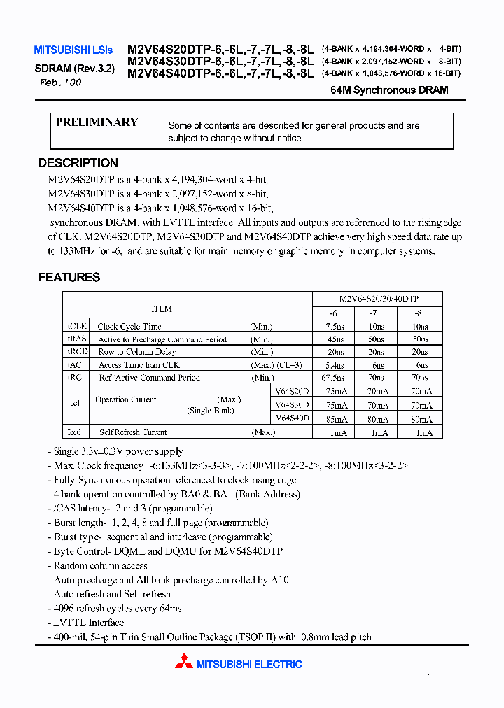 M2V64S4DTP-7_6803946.PDF Datasheet
