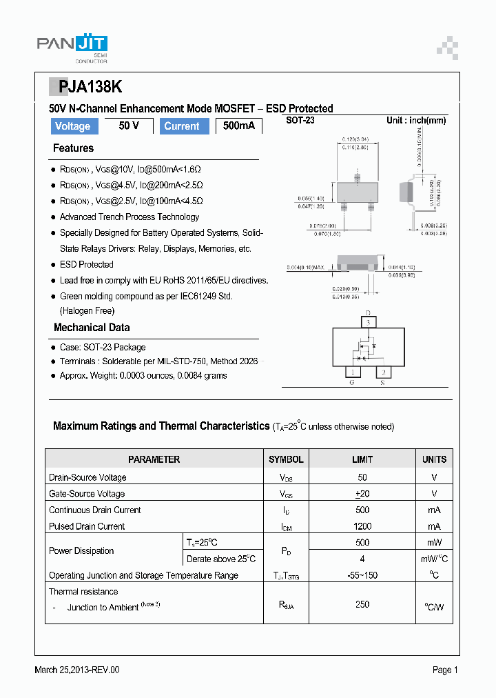 PJA138K_6947031.PDF Datasheet