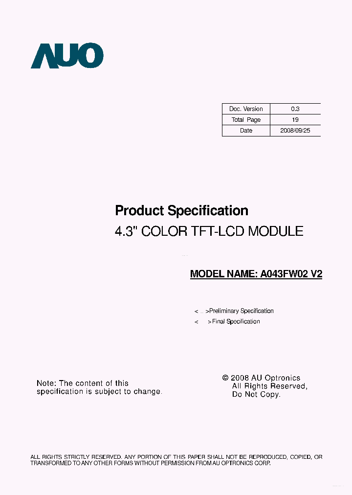 A043FW02V2_6947644.PDF Datasheet