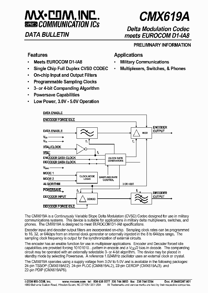 CMX619AE2_6814781.PDF Datasheet