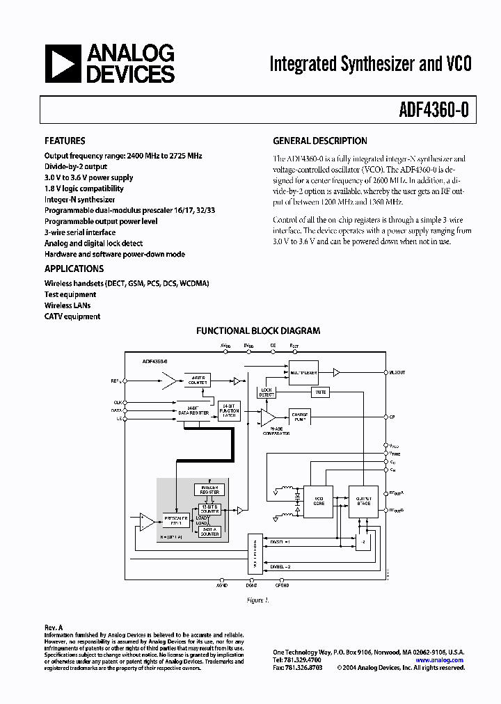 ADF4360-0BCPZRL_6814779.PDF Datasheet