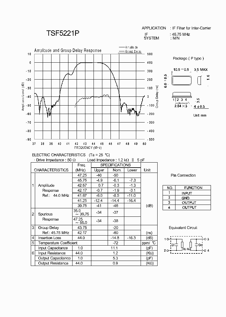 TSF5221P_6818024.PDF Datasheet