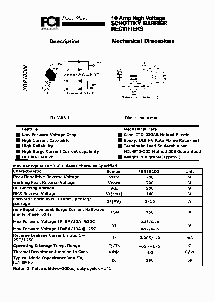 FBR10200_6949671.PDF Datasheet