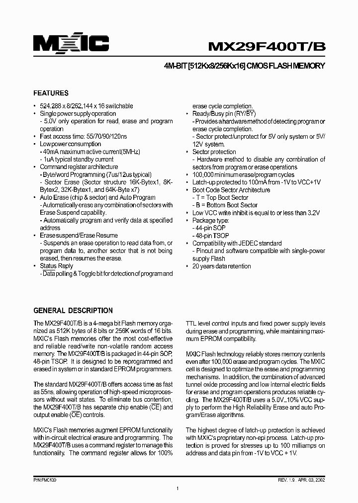 MX29F400BTI-55_6832763.PDF Datasheet