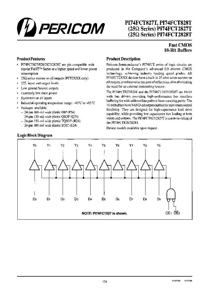 PERICOMSEMICONDUCTORCORP-PI74FCT827BTRX_6846091.PDF Datasheet