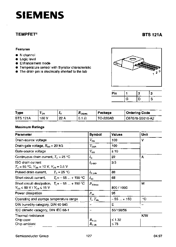 BTS121A-E3045_6861042.PDF Datasheet