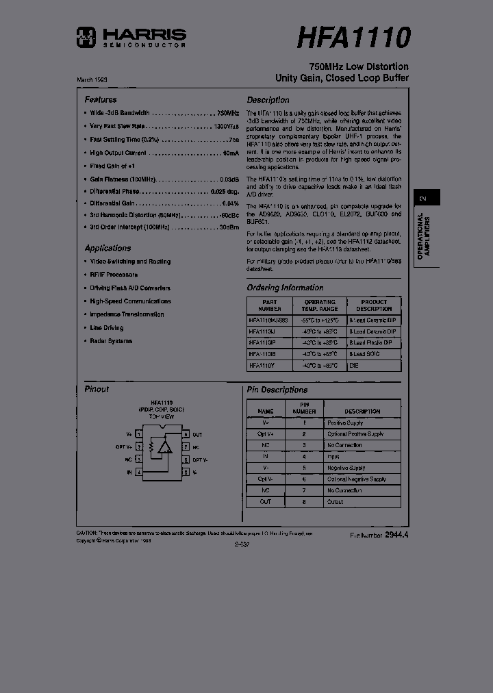 HFA1110IY_6874491.PDF Datasheet