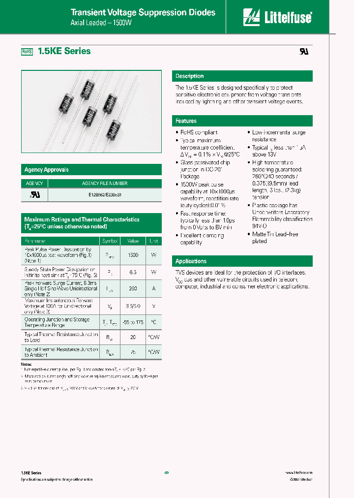 15KE91AB_6874264.PDF Datasheet
