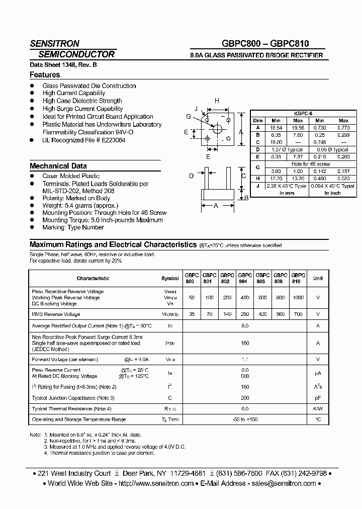 GBPC801-G_6899323.PDF Datasheet