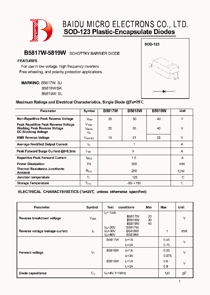 B5817W_6960249.PDF Datasheet