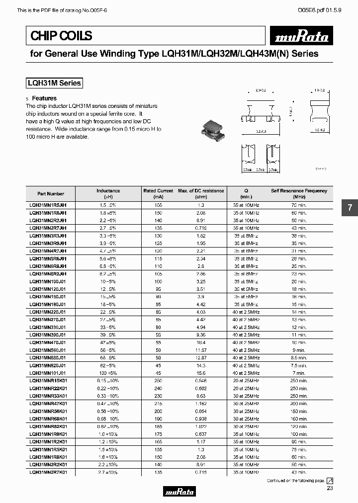 LQH43MN100K01_6940214.PDF Datasheet