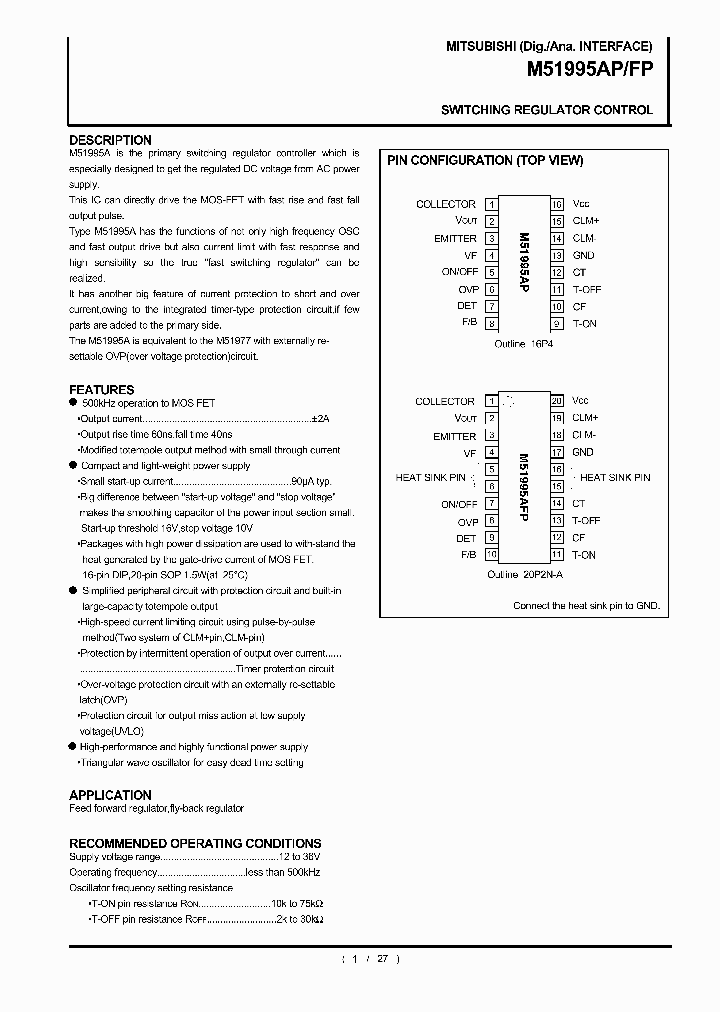 M51995FP_6945122.PDF Datasheet