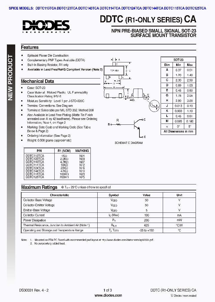 DDTC113TCA-13_6929609.PDF Datasheet