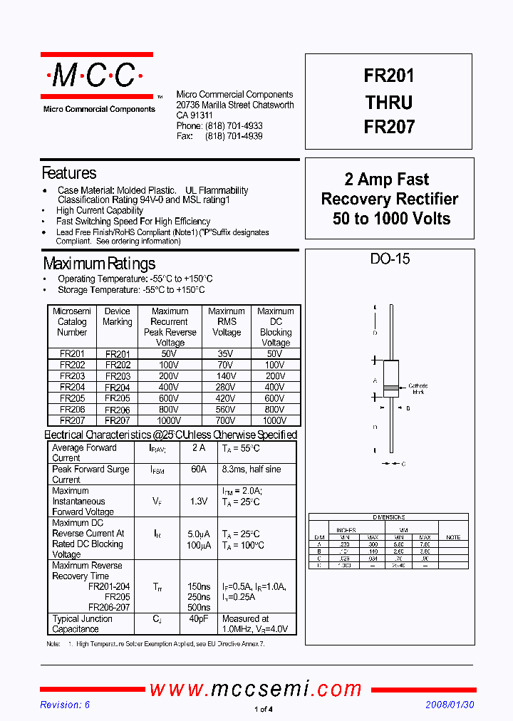 FR204-AP_6944592.PDF Datasheet