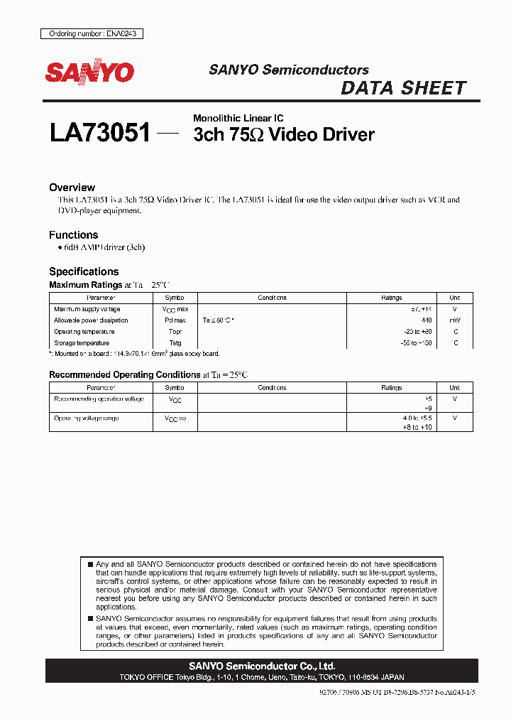LA73051_6948144.PDF Datasheet