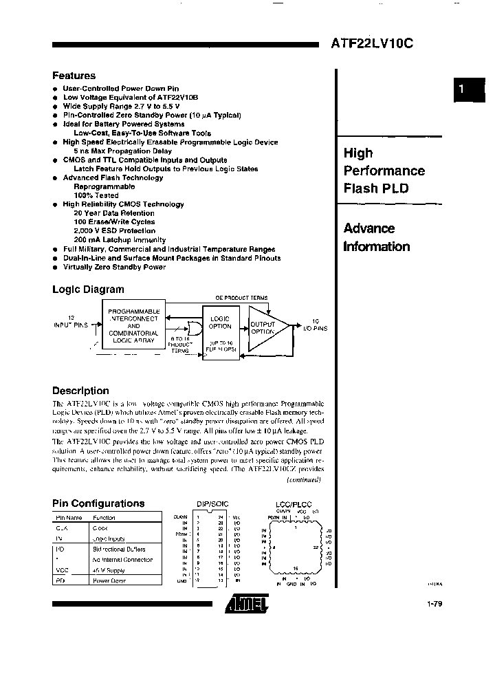 ATF22LV10C-15DC_6952027.PDF Datasheet