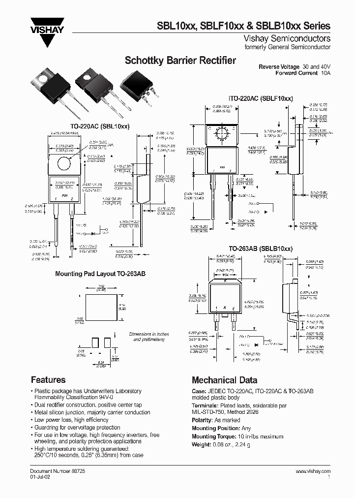 SBL1030_6956725.PDF Datasheet