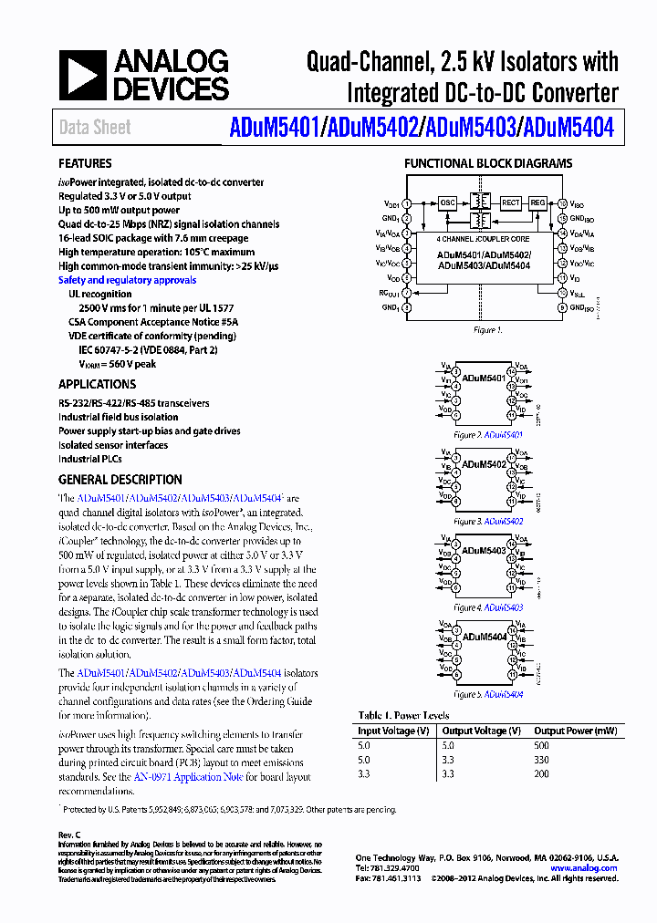 ADUM5403ARWZ_6967978.PDF Datasheet