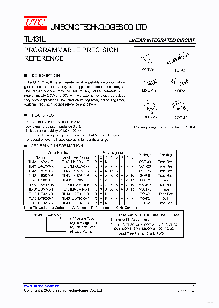 TL431L_6972437.PDF Datasheet