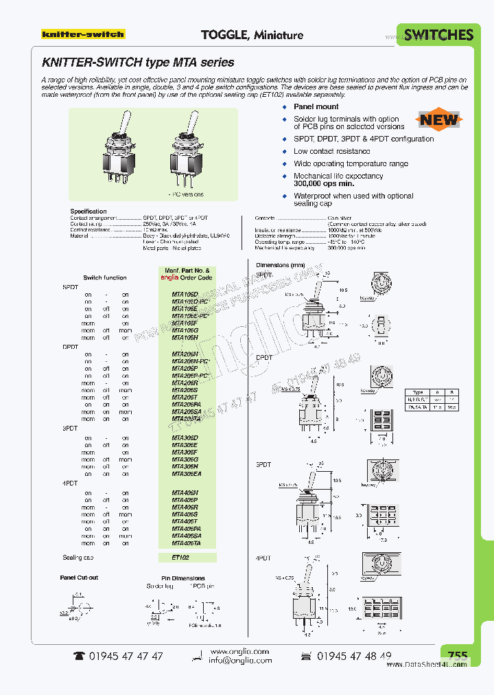 MTA106E_6973939.PDF Datasheet