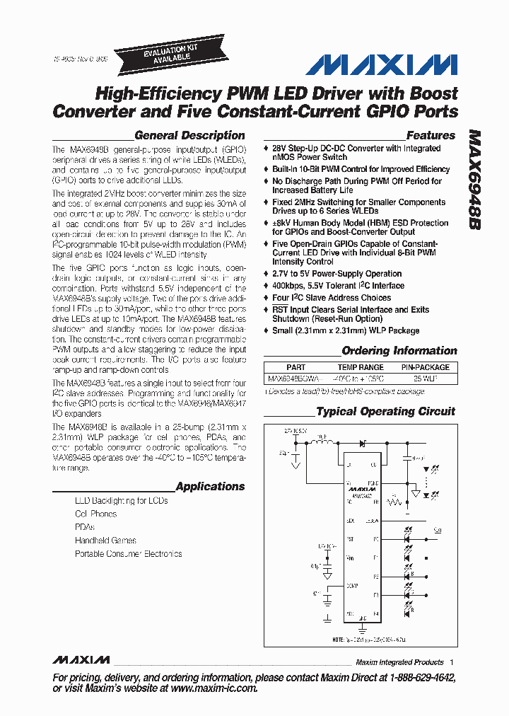 MAX6948BGWA_6974210.PDF Datasheet