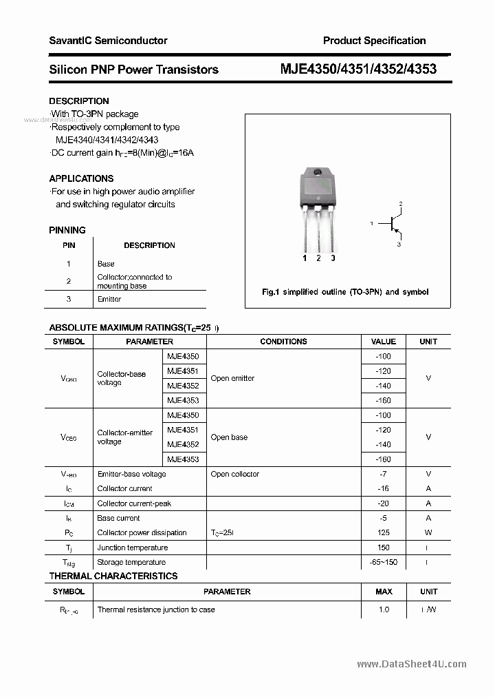 MJE4353_6974660.PDF Datasheet