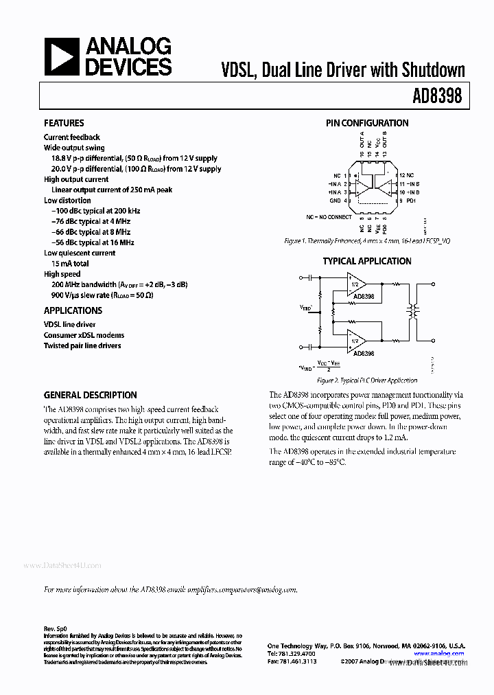 AD8398_6977494.PDF Datasheet