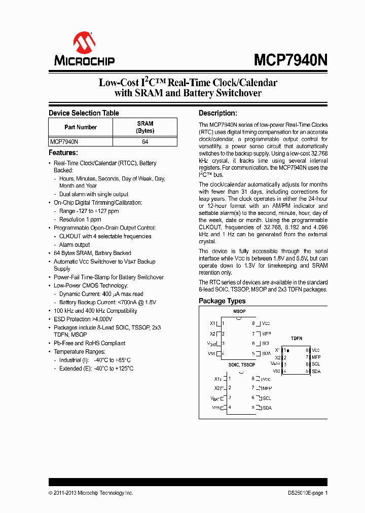 MCP7940N_6977956.PDF Datasheet