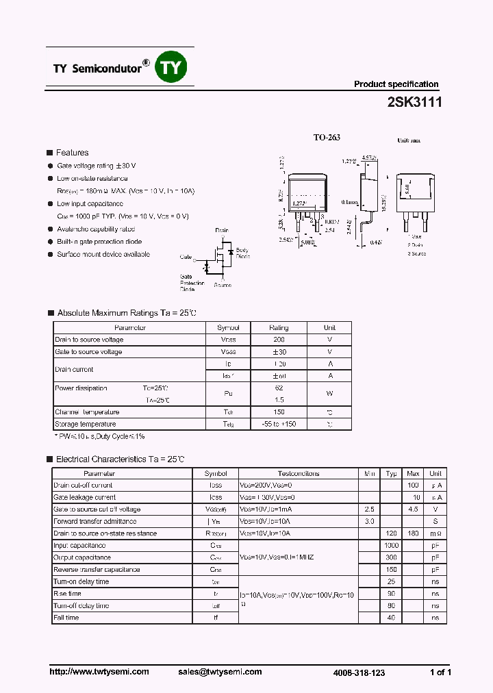 2SK3111_6987507.PDF Datasheet