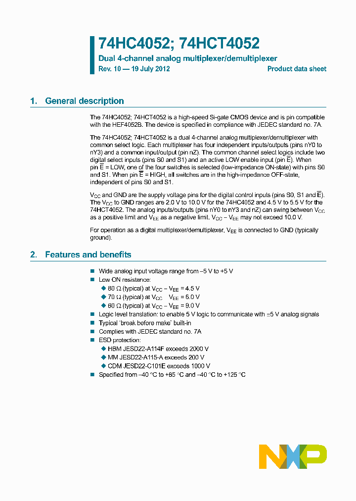 74HC4052D652_6991060.PDF Datasheet