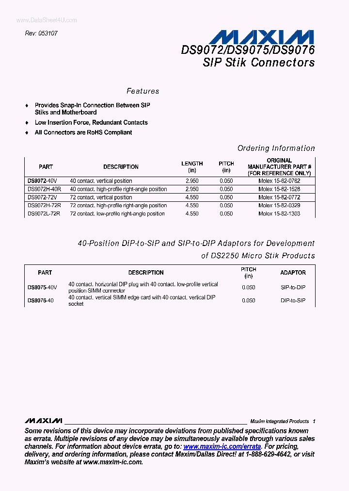 DS9075_6994418.PDF Datasheet