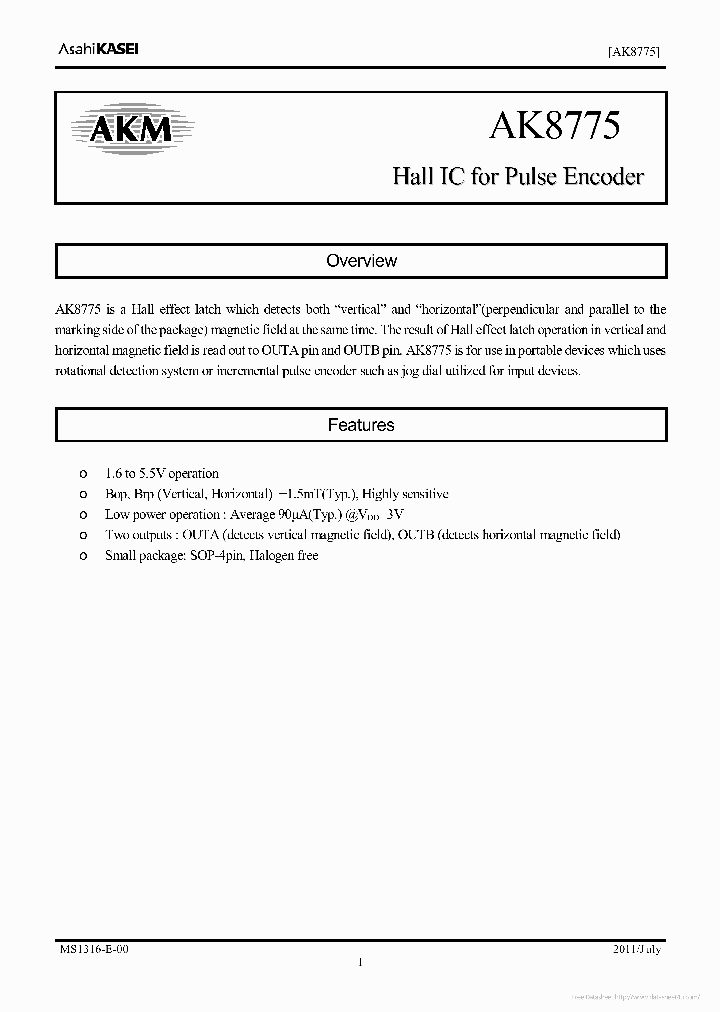 AK8775_7003683.PDF Datasheet