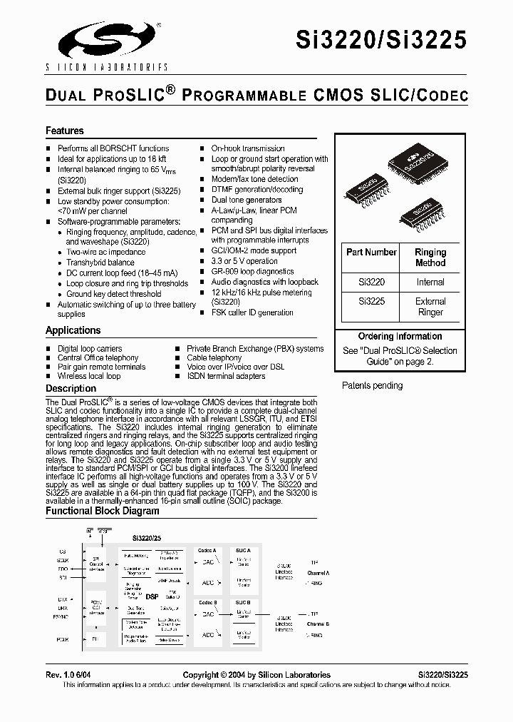 SI3220_7008485.PDF Datasheet