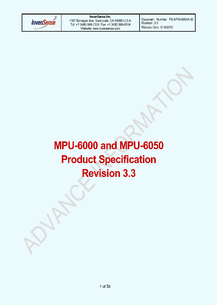MPU-6050_7010845.PDF Datasheet