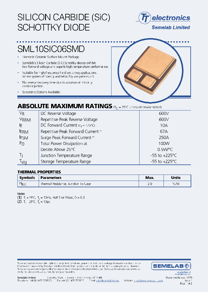 SML10SIC06SMD_7011313.PDF Datasheet