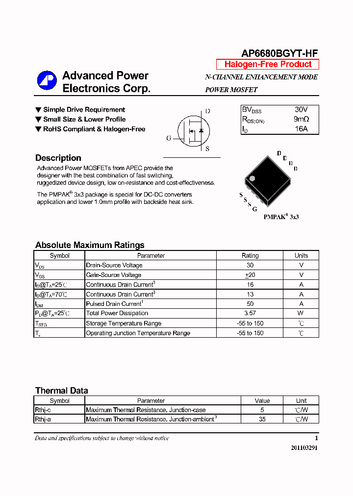 AP6680BGYT-HF_7015184.PDF Datasheet