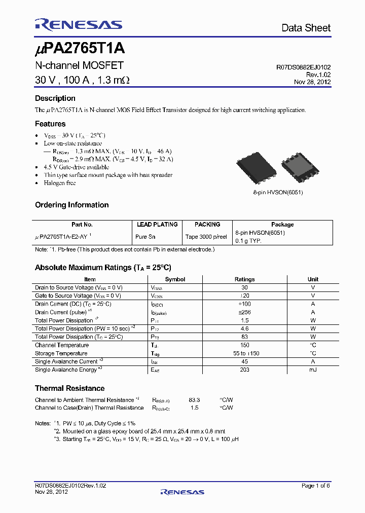 UPA2765T1A_7015557.PDF Datasheet