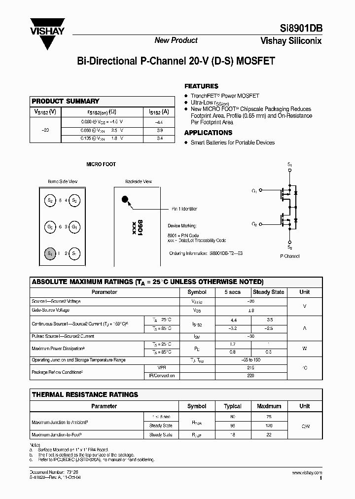 SI8901DB-T2-E1_7037842.PDF Datasheet