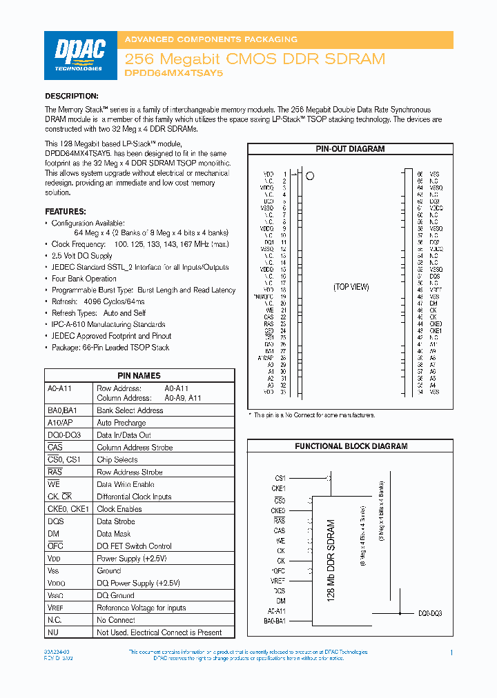 DPDD64MX4TSAY5-DP-XX1030_7051397.PDF Datasheet