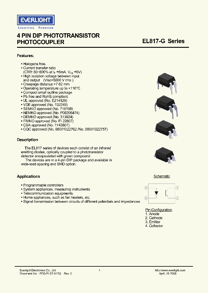 EL817S1A-G_7062825.PDF Datasheet