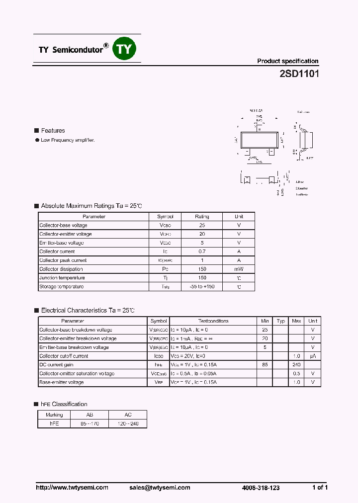 2SD1101_7105664.PDF Datasheet