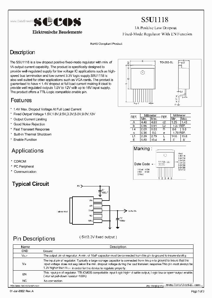 S5U1118_7102790.PDF Datasheet