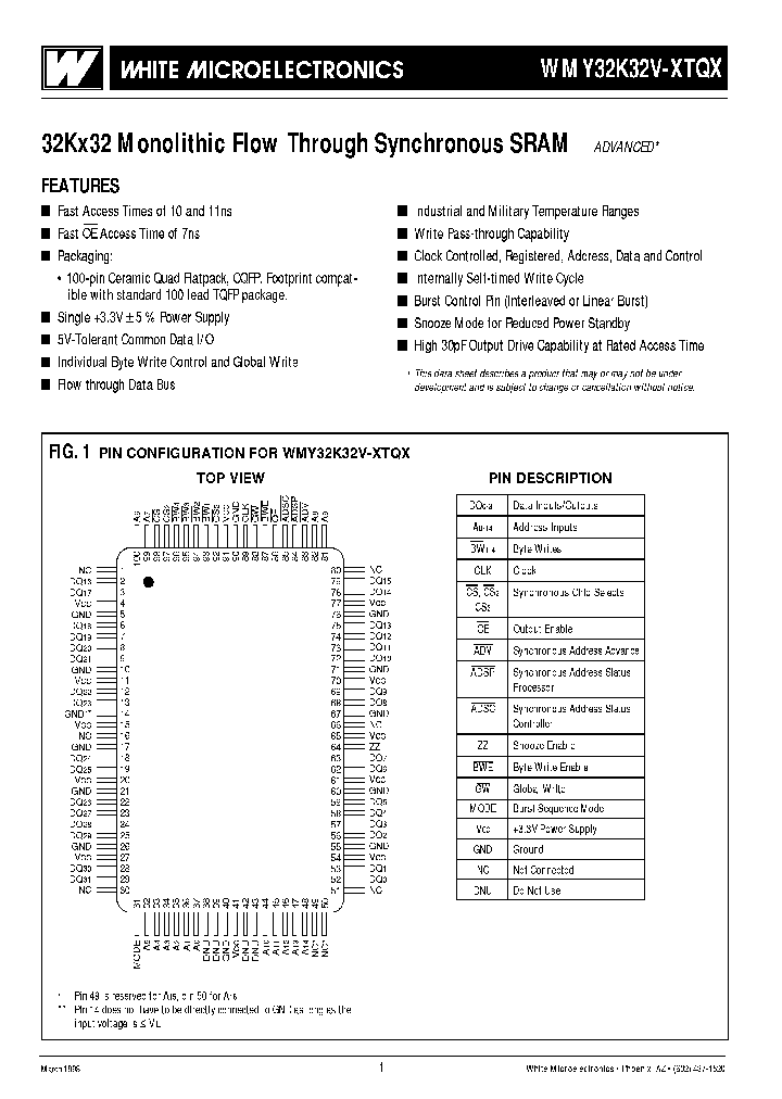 WMY32K32V-11TQM_7099109.PDF Datasheet