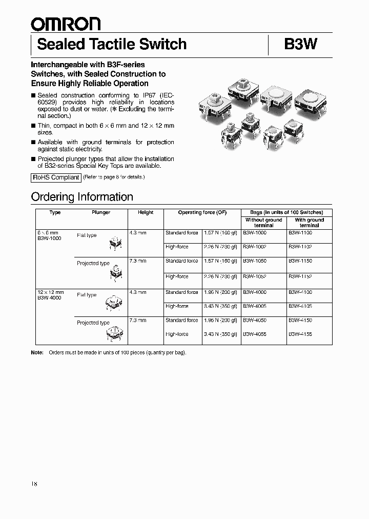 B3W-1000_7106950.PDF Datasheet