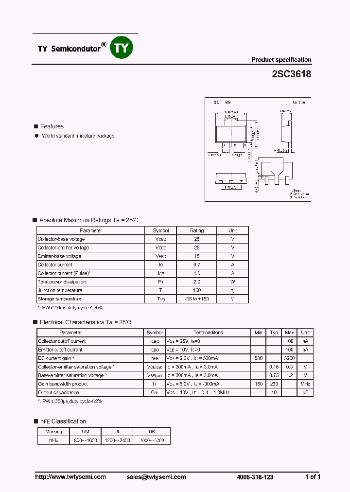 2SC3618_7119180.PDF Datasheet