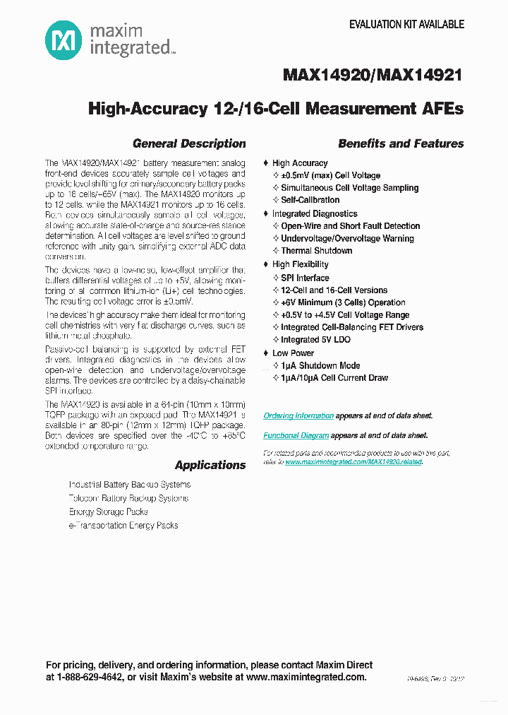 MAX14920_7163073.PDF Datasheet