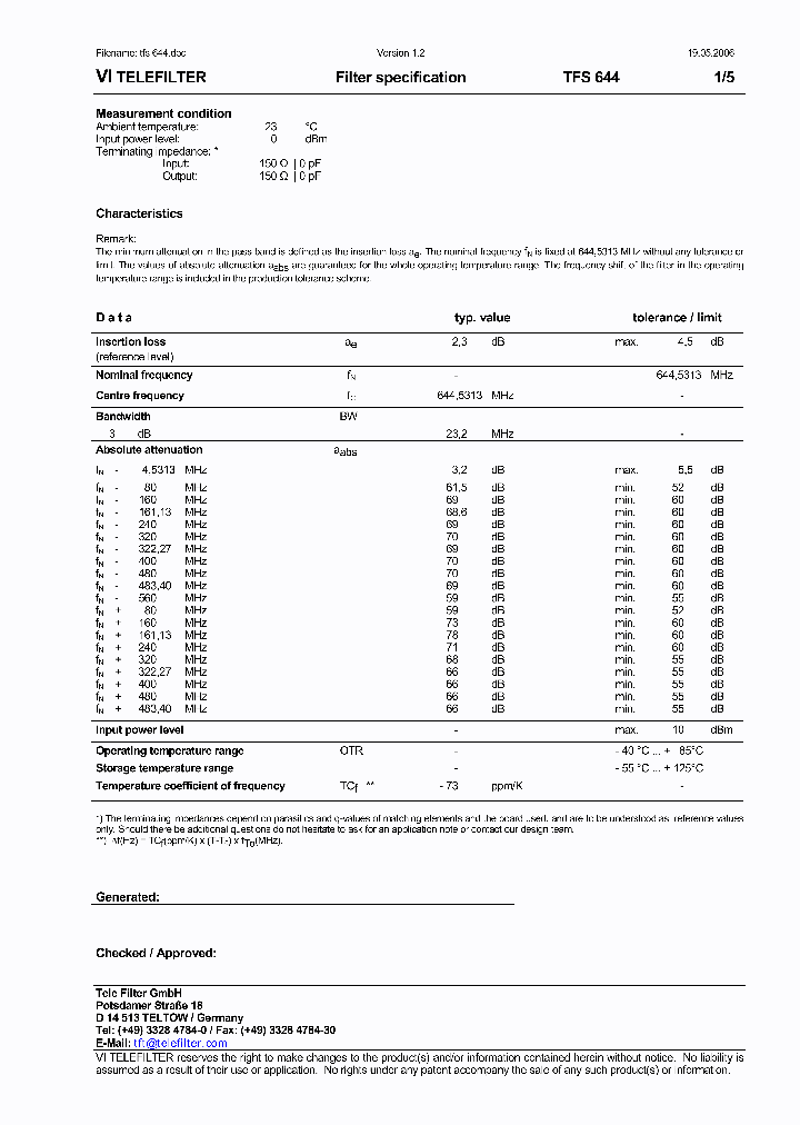 TFS644_7166688.PDF Datasheet